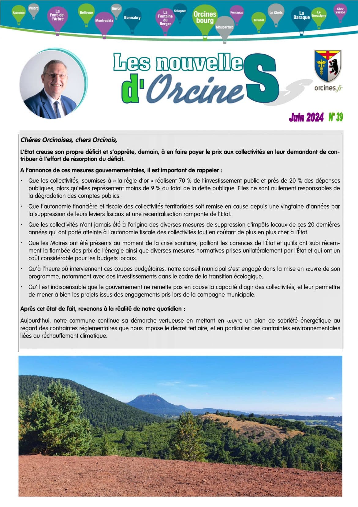 Les nouvelles d’Orcines 06-24 N° 39